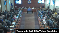 El Consejo Permanente de la OEA se reunió en sesión extraordinaria el miércoles para abordar una resolución sobre las elecciones en Venezuela.