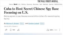 Info Martí | EEUU, China y Cuba reaccionan a artículo de WSJ