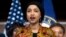 La representante Ilhan Omar, demócrata por Minnesota, habla durante una conferencia de prensa del Grupo Progresista del Congreso / Imagen de archivo - Jacquelyn Martin (AP)