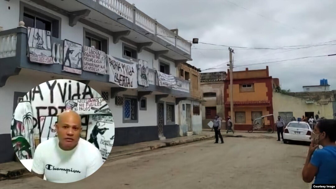 Yosvanis Ríos Cervantes cumplió prisión por la convocatoria a la Marcha por el Cambio del 15N. (Captura de video/ADN Cuba).