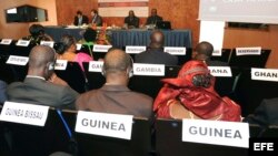 Representantes de quince países de la Comunidad Económica de los Estados del África Occidental (CEDEAO) participan en un taller de cooperación en fortalecimiento institucional en asuntos criminales relacionados con el terrorismo. Fotografía de archivo.