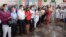 Médicos cubanos en Campeche, México.