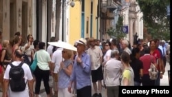 Turistas en la Habana