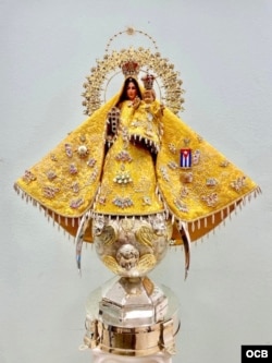 Imagen de la Virgen de la Caridad del Cobre.