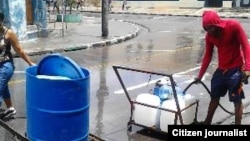 Reporta Cuba. La escasez de agua. Foto: @Jabueno.