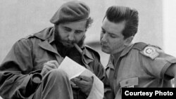 Fidel Castro y Armando Hart