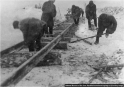 Prisioneros del gulag en la República de Komi