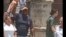 La protesta frente la Catedral de La Habana, para exigir la libertad de presos políticos del 11J.