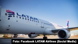 Un avión de LATAM Airlines en una imagen de archivo