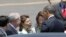 El presidente estadounidense Barack Omaba se despide de su homóloga costarricense Laura Chinchilla (3-i) hoy, sábado 4 de mayo del 2013, luego de su encuentro con los presidentes del Sistema para la Integración Centroamericana
