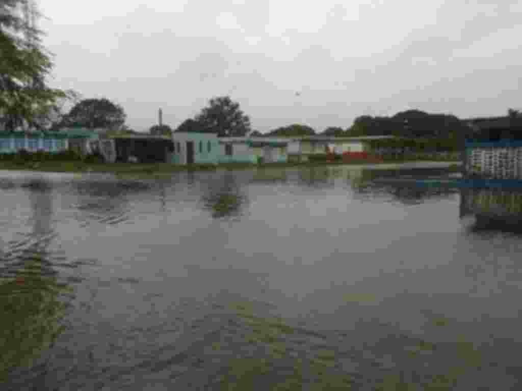 Afectaciones en Sandino al Occidente de Pinar del Río / Tomado de Twitter de Radio Guamá
