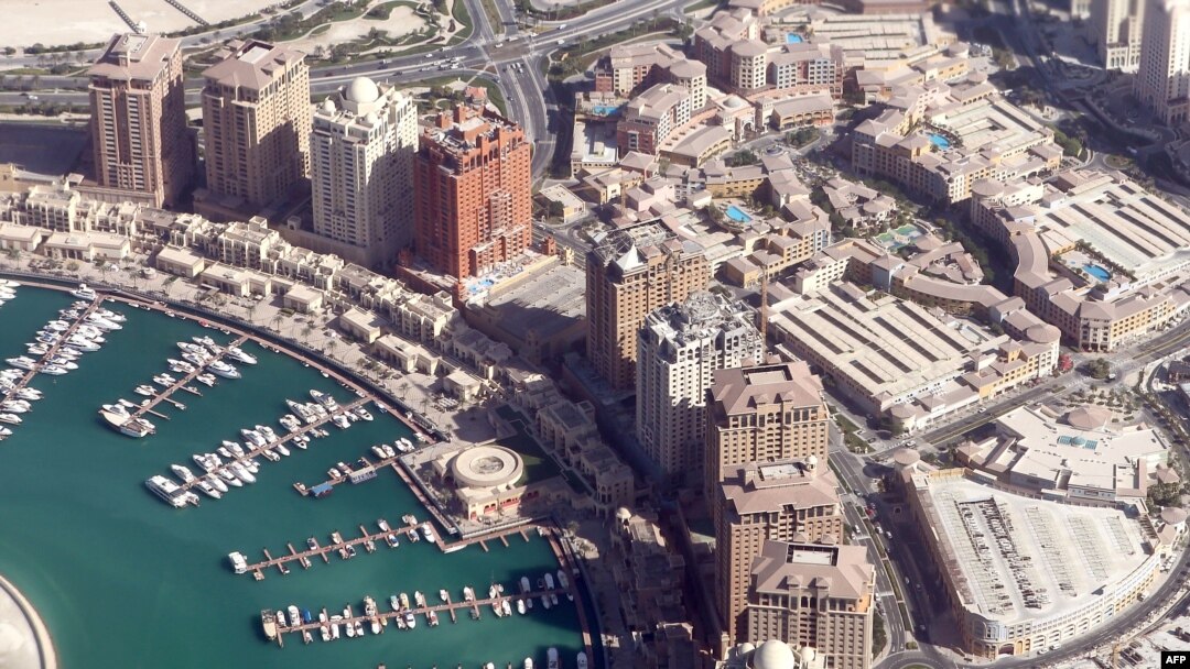 Vista aérea de Doha.