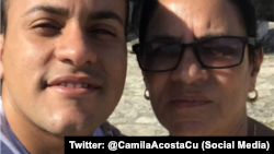 Maribel Cruz denuncia encarcelamiento de su hijo