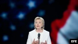Hillary Clinton acepta la nominación a la presidencia de EEUU