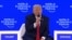 El presidente Donald Trump en el Foro Económico Mundial, en Davos, Suiza.