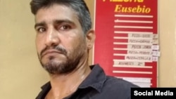 El preso político cubano Yasser Fernando Rodríguez González. 