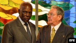 Castro y Dos Santos estrechan lazos en La Habana