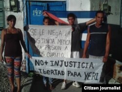 Reporta Cuba/Cortesia ADO Yisel Aguilera, Odalis Legra, Yusmel Acosta y Orlando Chararan se solidarizan con Yeris Curbelo.