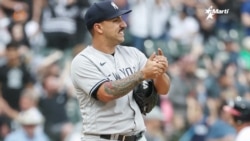 Lanzador cubano lleva a la victoria a los Yankees de NY