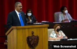 Rubén Remigio Ferro, presidente del Tribunal Supremo Popular. (Captura de imagen/Cubadebate)