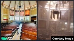 El histórico templo bautista de El Calvario, antes y después de la explosión del Hotel Saratoga⛪