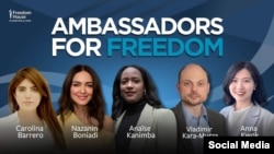 La opositora cubana Carolina Barrero fue seleccionada por Freedom House como una de sus cinco primeras Embajadoras de la Libertad.