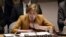 La embajadora de Estados Unidos ante Naciones Unidas, Samantha Power