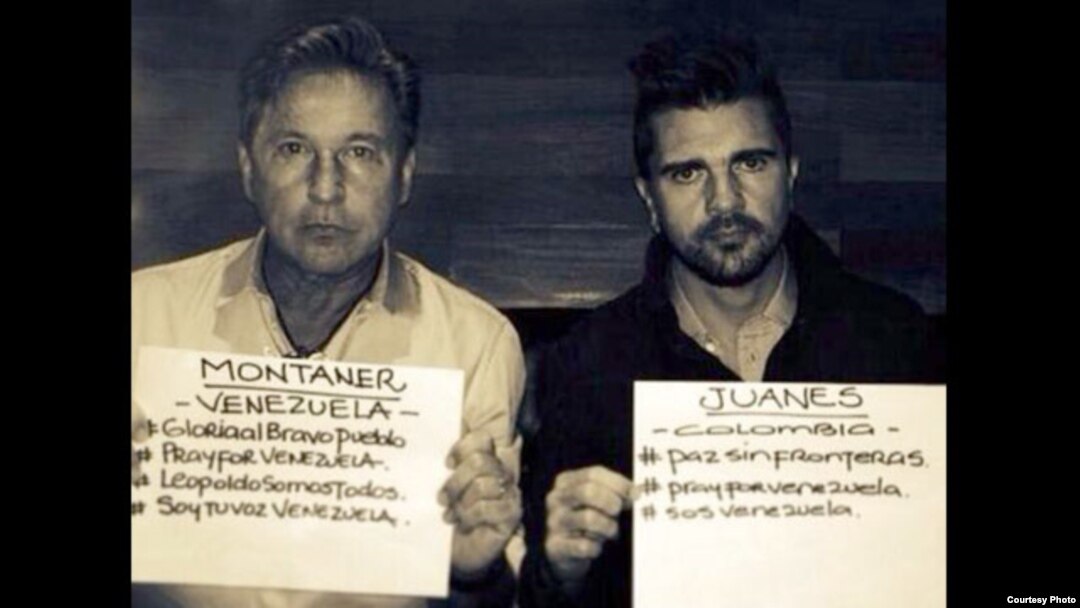 Famosos se solidarizan con Venezuela