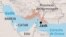 Localización de la ciudad de Jask, en la provincia iraní de Hormozgán, zona en donde las fuerzas iraníes derribaron un dron estadounidense, según la televisión estatal de la República Islámica.