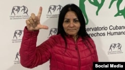 Alilex Marcano, madre de prisionero político del 11J en España