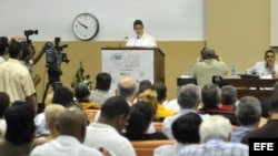 Vista general de la inauguración de la versión 50 del Congreso de la Asociación de Técnicos Azucareros de Cuba (ATAC) hoy, miércoles 5 de septiembre del 2012, en La Habana (Cuba). EFE/Stringer