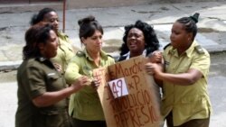 Damas de Blanco detenidas en La Habana