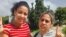 Daily Batista Pérez (izq.), junto a su hermana, Saily Núñez. (Foto: Facebook)