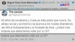 Díaz-Canel criticado en las redes sociales