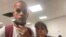 El activista cubano Raúl Soublett López y la madre del periodista Héctor Luis Valdés Cocho, Dayami Valdés.