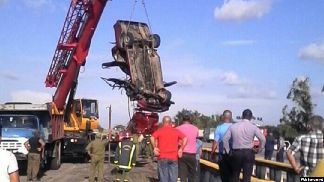 Accidente de tránsito, Placetas. Foto de Facebook de Carlos Antonio Brito Marrero