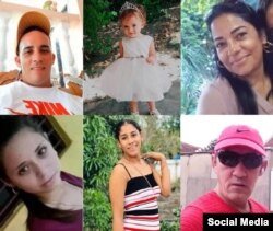 Fallecidos en hundimiento de lancha con migrantes cubanos a bordo, en Bahía Honda, Artemisa. (Fotos tomadas de redes sociales)