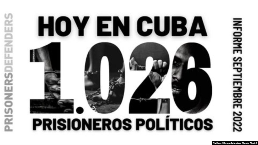 El nuevo informe mensual de la ONG Prisioners Defenders.