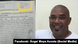 Régimen cubano suspende juicio al ex preso político, Ángel Moya.