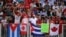 Seguidores de Cuba en Toronto 2015.