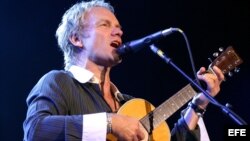 El cantante británico Sting quiere actuar en Cuba. EFE
