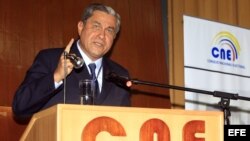 ARCHIVO. El presidente del Consejo Nacional Electoral (CNE), Domingo Paredes.