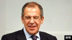 El ministro ruso de Asuntos Exteriores Sergei Lavrov.