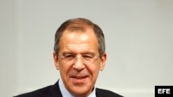 El ministro ruso de Asuntos Exteriores Sergei Lavrov.