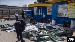 Víctimas de ataque ruso a estación de trenes de Kramatorsk, Ucrania