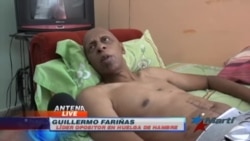 Fariñas ofrece declaraciones Martí Noticias en día 36 de su huelga de hambre