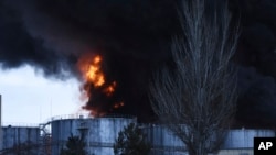 Instalación petrolera en Odesa atacada por Rusia.