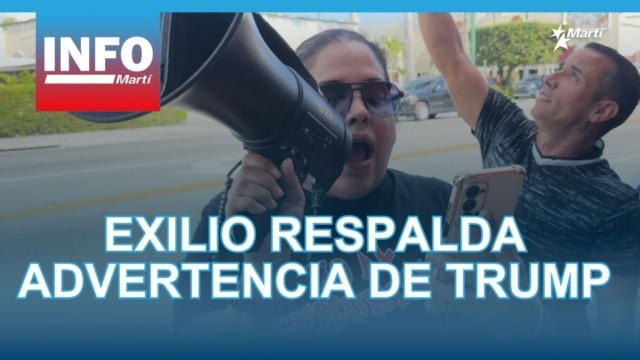 Exilio respalda advertencia de Trump sobre el fin del apoyo petrolero de Venezuela a Cuba - enero 12, 2026