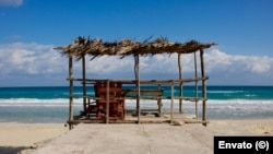 Una de las Playas del Este de La Habana, Cuba.