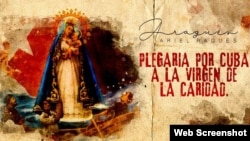 Presentanción de "Plegaria por Cuba a la Virgen de la Caridad", de Ariel Ragués (Foto tomada de su perfil de Facebook)
